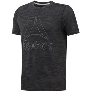 Camiseta Reebok Marble Group para Hombre, Color Negro, Talla XL