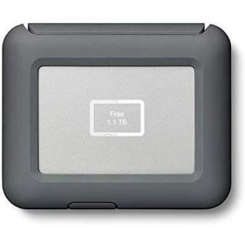 LaCie DJI Copilot 2 TB Tragbare Festplatte mit Akkupaket und Kartenleser