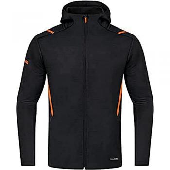 JAKO Damen Kapuzenfreizeitjacke Challenge Schwarz 36