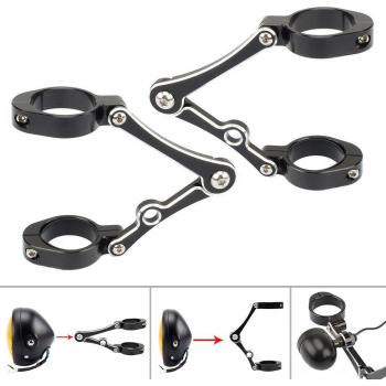 Chopper Headlamp Bracket Set