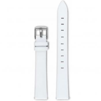 Violet Hamden 14‑mm Gurt – Arctic White & Silver (Serie VH40123)