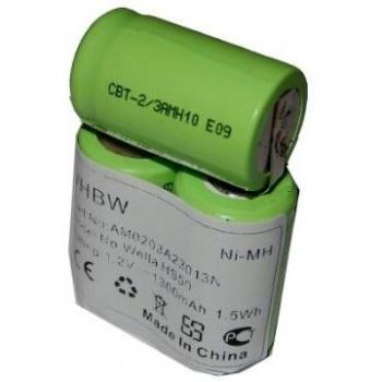 Vhbw Ersatzakku 1300mAh NiMH für Wella Xpert HS50 Tondeo ECO XP Rasierer