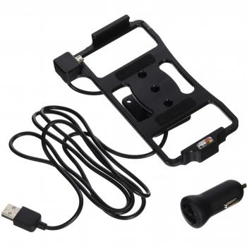 BRODIT 513775 Supporto auto con ricarica Nero