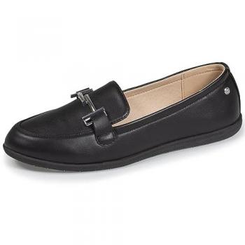 Accessoires Mocassin Isotoner Femme Noir 36 Argenté