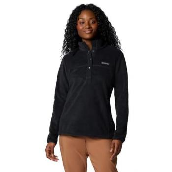 Columbia Benton Springs™ Damen Fleecejacke mit halbem Reißverschluss schwarz