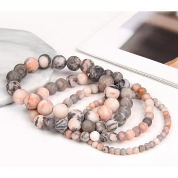 Brazalete de piedra natural esmerilada