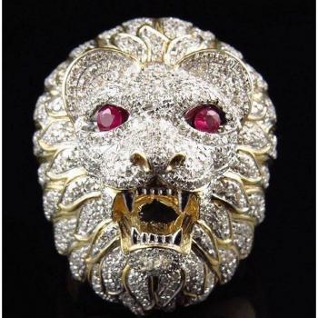Anillos Leoncillo Gótico