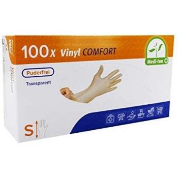 Medi-Inn Vinylhandschuhe puderfrei Comfort Einweghandschuhe