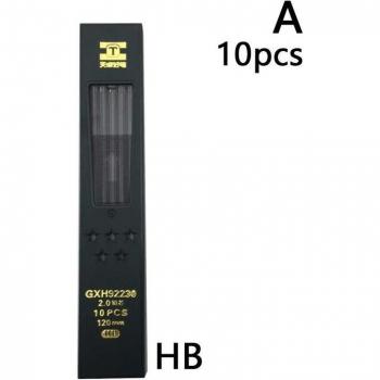 Pack 10 crayon mécanique noir 2 mm HB 2.0 mm – Papeterie bureau étudiant