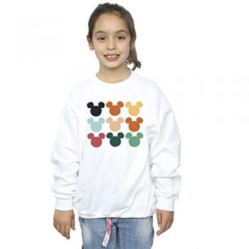 Disney Mouse Heads Fun White Children's Sweatshirt