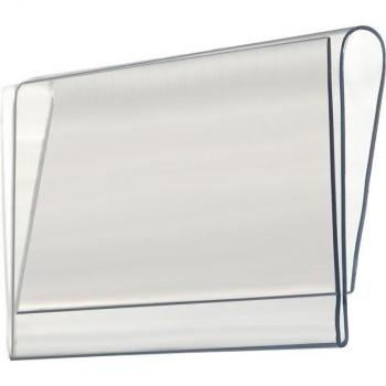 Soporte de etiqueta de precio para supermercado, PVC, 50 piezas, H4cm