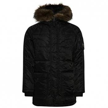 Chaqueta Superdry Vintage Chinook Parka negra