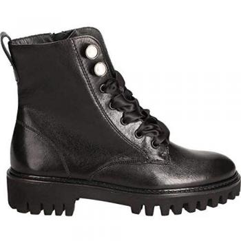 Paul Green 9357‑003: Glatte Leder Damenboots mit Reißverschluss, Größe 5, Schwarz