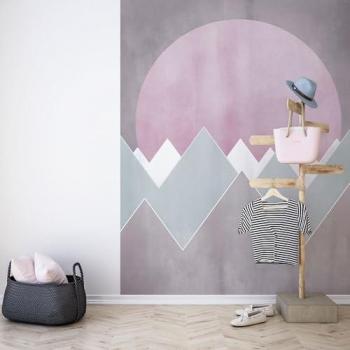 Peinture murale douce matinée ensoleillée enfant