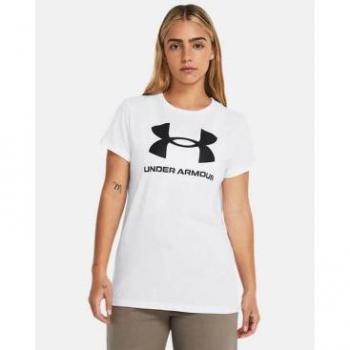 Under Armour Damen T-Shirt Sportstyle Grafik Weiß/Schwarz