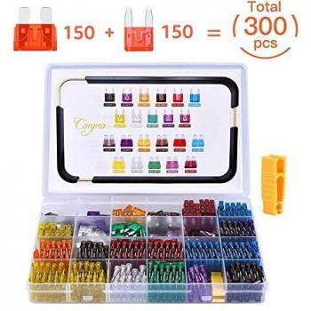 Conpro Fahrzeug-Sicherungssatz 300x – 11 Flachtypen, 2–40 A