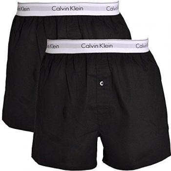 Calvin Klein Boxers Modern Cotton Slim 2 Unità Nera / Nero S