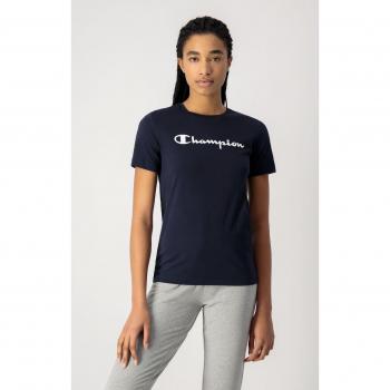 Camiseta Champion Crewneck Azul para Mujer