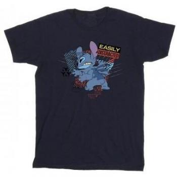 Boys Lilo & Stitch Easy Distraction Tee – 12‑13, Black