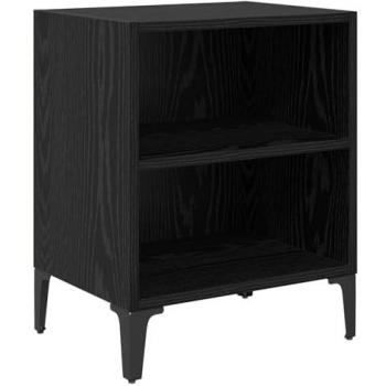 Cabinet de nuit Chêne noir 40 x 30 x 50 cm Bois d'ingénierie