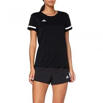 Adidas Women's Black/White T19 Short Sleeve Training T-Shirt, XS