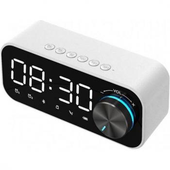 Bluetooth-Enabled LED Alarm Clock with FM Radio and MP3 Playback