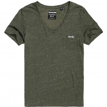 Superdry OL Essential VEE Neck T-Shirt Washed Khaki
