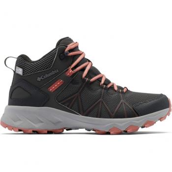 Columbia PeakFreak II Mid OutDry Femme – Couleur Noire & Corail Sombre