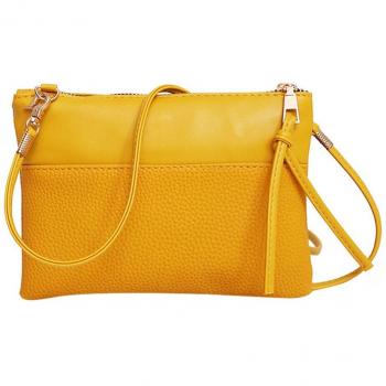 Casual PU Leather Litchee Pattern Shoulder Bag for Ladies