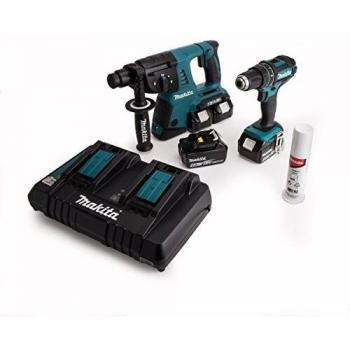 Makita DLX2137PMJ 18V Li-ion 2 Piece Tool Set