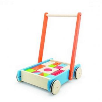 Pintoy Baby Walker Remorque à Blocs Montessori