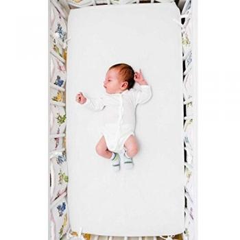 Spannleintuch für Matratzen 60x120 bis 70x140 cm, weiß