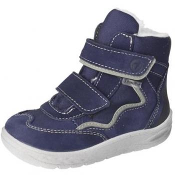 Ricosta Herren Winterstiefel Blau Flach