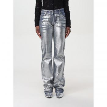 MSGM Women's Gnawed Blue Denim