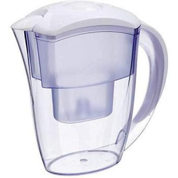 Witte waterfilterkan Xavax 2,4 L met enkelvoudig filterpatroon