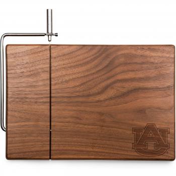 NCAA Auburn Tigers Black Walnut Cheese Cutting Board