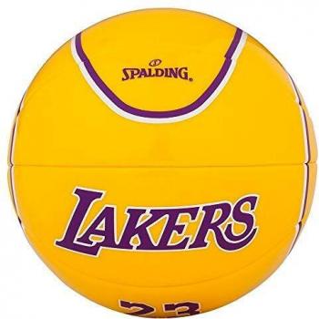 Spalding LeBron James Basketball 1,5 Lila/Gelb – offizieller NBA-Partner