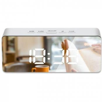 Reloj Decorativo USB con Luz Nocturna y Temperatura