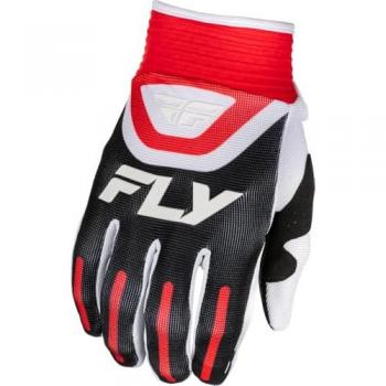 Crosshandschuhe FLY Racing F-16 in Schwarz-Rot-Weiß