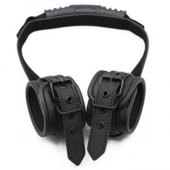 Menottes noires Kinky Puppy – Version Poignée