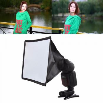 15x17cm Flash Diffuser Softbox for Universal Speedlight Canon Nikon Yongnuo YN-560 III 430EX 580EX II 600EX SB600 SB900