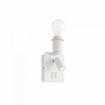 Applique murale Gea métal blanc 2 ampoules 19,5cm