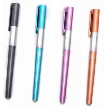 Set de Plumas Borrables 4 Unids. – Mango 0,38 mm, Tinta Recargable Azul/Negro