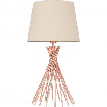 Copper Wire Twist Design Table Lamp