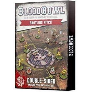 Blood Bowl: Snotling Spielfeld mit Auswechselbänken