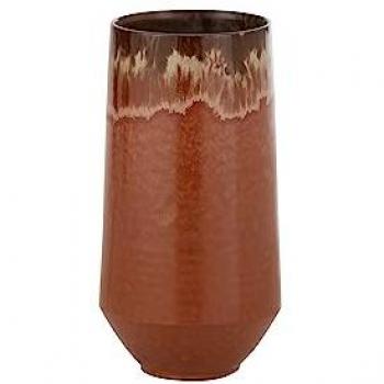 Vase allongé Aline 40 cm couleur rouge, style moderne