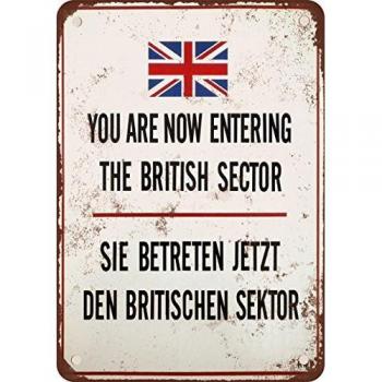 Reproduction “You Are Now Entering” Berlin Wall Sign