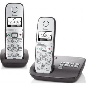 Gigaset E310A Analog Telefon in schwarz