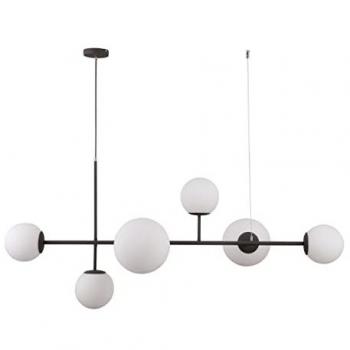 Vailante Modern 6-Light Bar Pendant Ceiling Light with E27 and E14 Sockets