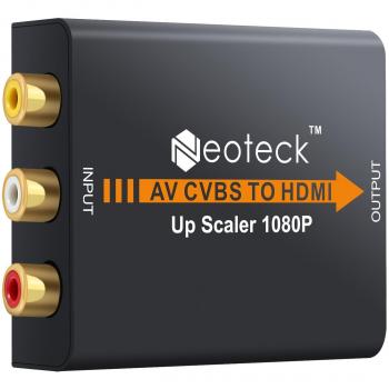RCA‑to‑HDMI Cable Converter – Ultra‑Thin 1080p Audio/Video Adapter for Gaming & Home Theater